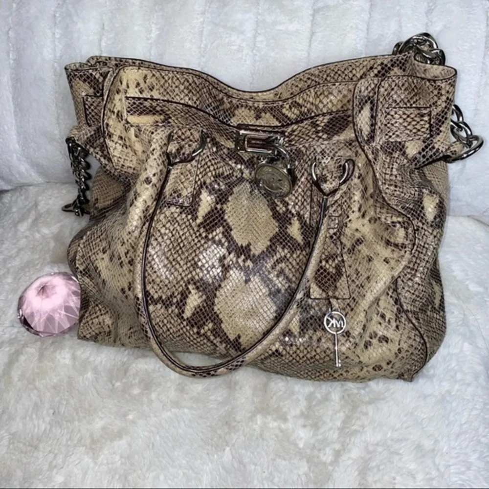 Michael Kors snake print Large Tote Hamilton - Picture 3 of 15